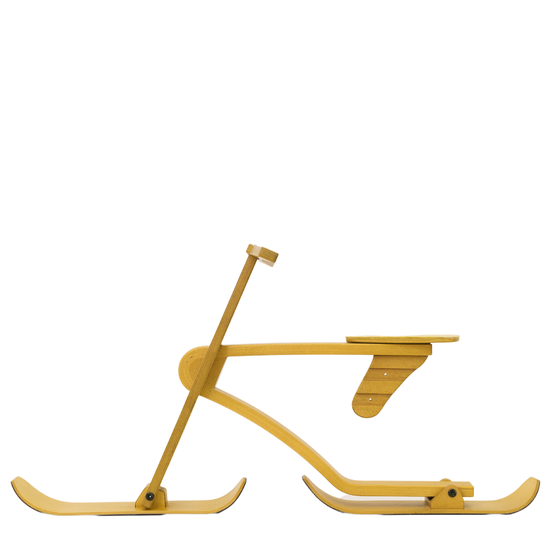 Goldenrod Explorer Wooden Snow Balance Bike